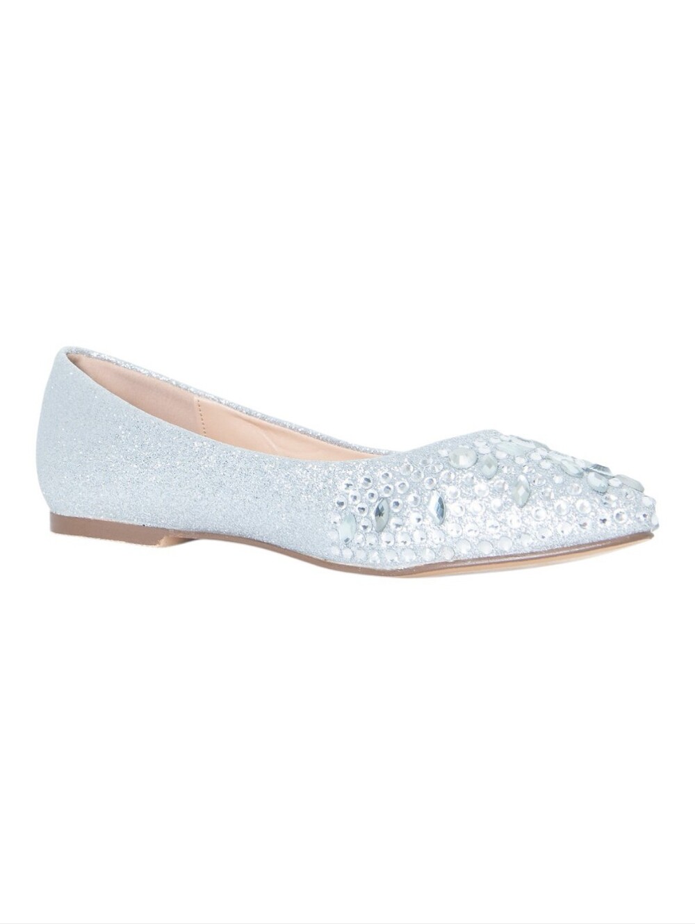 Lauren Lorraine KELSEY-2 Flat Rhinestone Ballet Slip-On Shoe - Picture 1 of 9